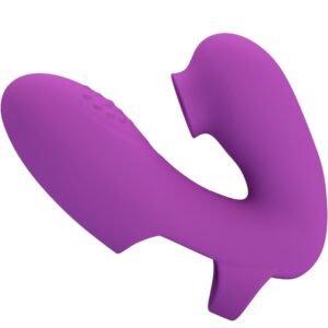 Athena Finger Vibrator su klitorio stimuliacija, violetinis,