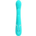 Shania Triple Rabbit daugiafunkcinis vibratorius, mėlynas,