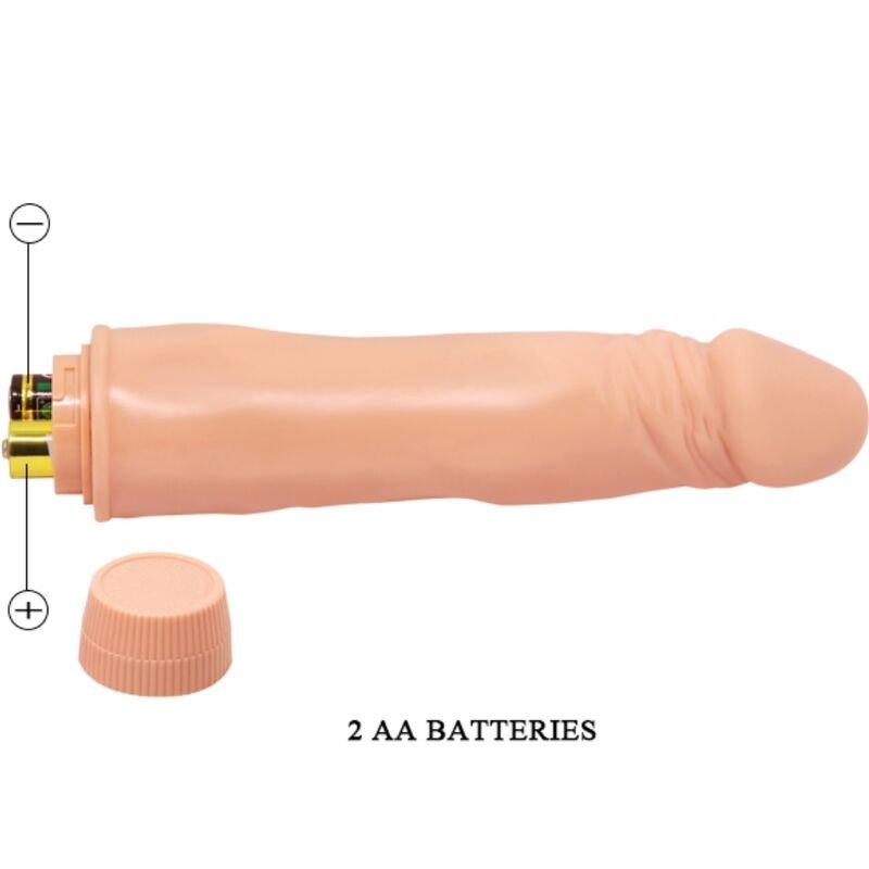 img_198685_a4d36c8db245dc860e888237fd843799_1 - KUNOGUNDA Nykštukinis realistinis vibratorius 21 cm, minkštas ir