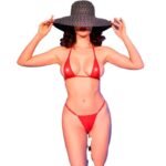 Cr 4840 Micro Bikini Red – itin seksualus raudonas bikinis