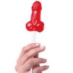 Penis Lollipops braškių skonio saldainiai, 40 vnt. rinkinys