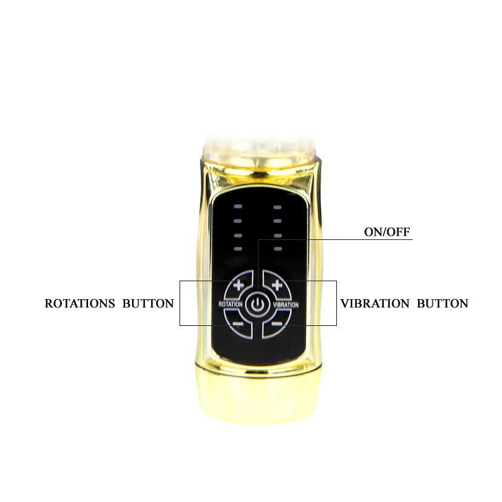 img_31267_634ec211f5b45fbc6721d94fb25acc73_1 - KUNOGUNDA Jav triušio aukso princas vibratorius, 12 greičių, 4