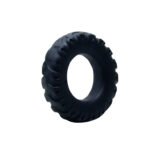 Titan Cockring Black Green 2 cm – tvirtam malonumui poroms