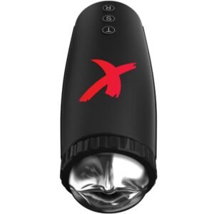 Moto-Bator masturbatorius su vakuumo ir stūmoklio funkcija