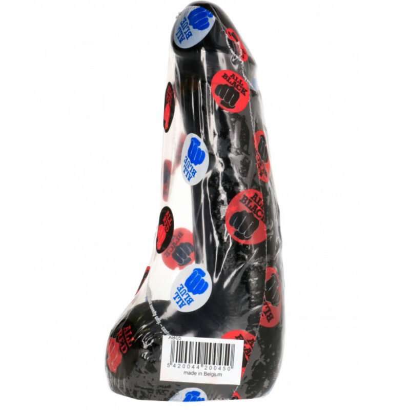 Minkšta juoda realistiška dildo 20 cm iš TPR medžiagos