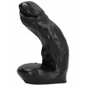 Dildo realistinis 15 cm juodas, saugus ir patvarus su