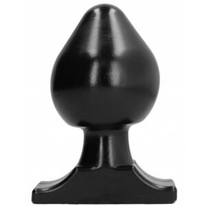 Analinis kištukas 19 cm – minkštas, lankstus, juodas žaislas