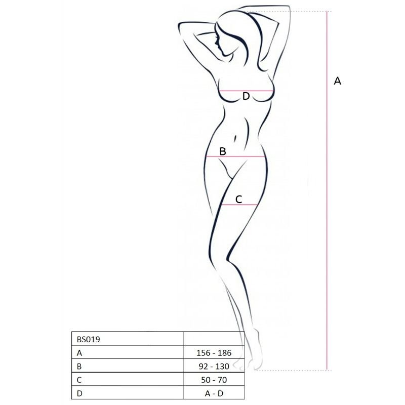 BS019 Bodycking juodas moteriškas bodis, universalus dydis