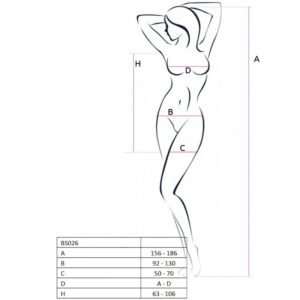 BS026 BodySocking balta suknelė, vieno dydžio, elegantiška