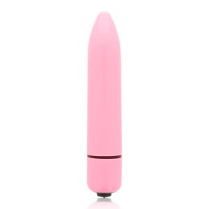 Plonas vibe vibratorius rožinis, diskretiškas, jautriems