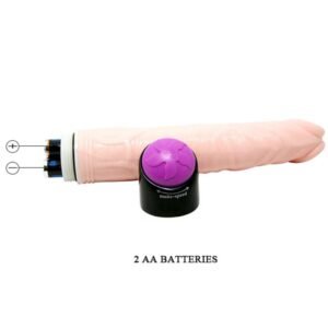 Adour Baile realistinis vibratorius 23 cm, natūrali išvaizda