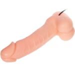 Tikroviška dildo dongo su vibracija ir rotacija, 20 cm