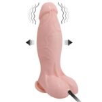 img_69556_f1b737b4e8841c0e870ae2dcf462ed81_1 - KUNOGUNDA Realistinis vibruojantis pripučiamas dildo, 18,8 cm,