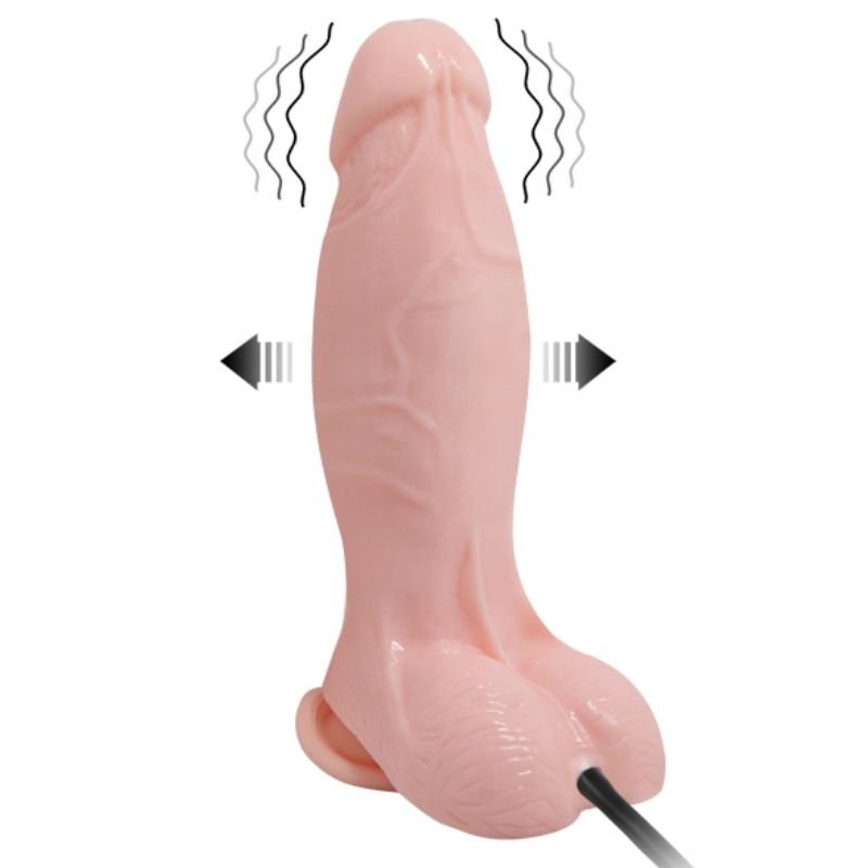 img_69556_f1b737b4e8841c0e870ae2dcf462ed81_1 - KUNOGUNDA Realistinis vibruojantis pripučiamas dildo, 18,8 cm,