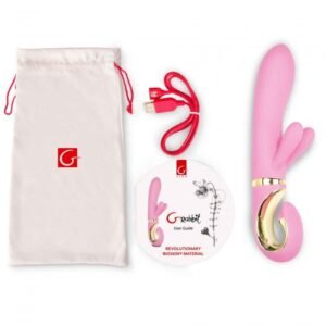 Vibe-g-rabbit Pink Bunny vibratorius su 3 varikliais, 6