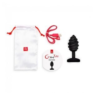 Vibe Gplug posūkis su vibracija, juoda, 3,9 cm dydis