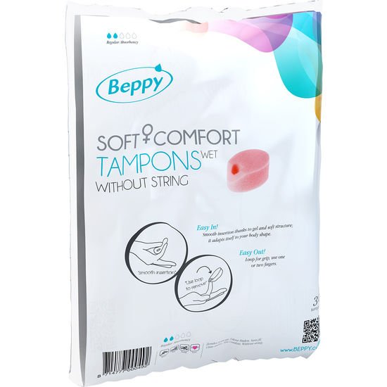 img_71833_2f354df44b003b700da77215acd51e89_1 - KUNOGUNDA Beppy Soft Comfort minkšti šlapias tamponai, 30 vnt.