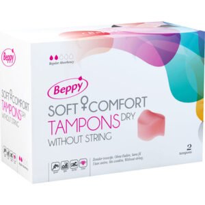Minkštos kolektyvo tamponai sausa, 2 vnt, maksimalus