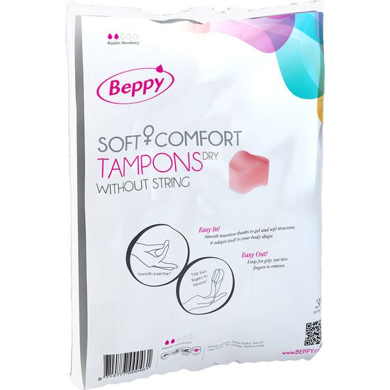 img_71867_8761354023e27b6e31ec0a2227305edf_1 - KUNOGUNDA Minkštos kolektyvo tamponai sausa, 30 vnt. Beppy Comfort