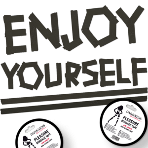 Nelipė juoda vergijos juosta BDSM, 15m, saugi ir patvari