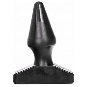 Kištuko analinis 16 cm – juodas kūgio formos, saugus naudoti
