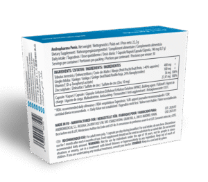 Varpos padidėjimo priedas Androfarmas, natūralus efektyvumas