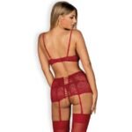 Lividia rinkinys: trijų dalių raudonas apatinis komplektas