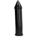 Dildo 24 cm AllBlack – didelis juodas PVC sekso žaislas