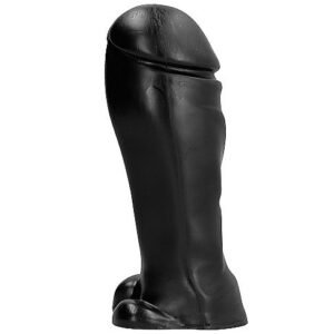 22 cm pločio kojos pirštai, AllBlack dildo pažengusiems