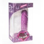 Amadeo realistinis dildo purpurinis 15,5 cm saugus žaislas