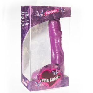 Nilo realistinis dildo purpurinis 23 cm – lateksinis žaislas