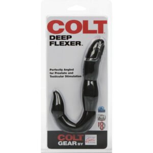 Colt Deep Flexer Black analinis vibratorius, su vibracija