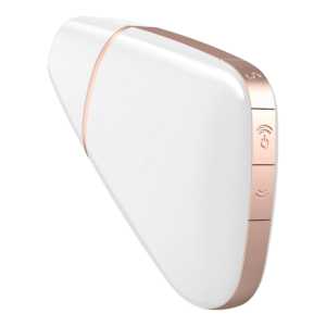 Meilės trikampio oro impulsų stimuliatorius ir vibratorius,