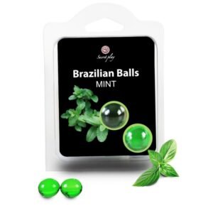 2 Brazilijos kamuolių kalykla su mėtų aromatu masažui