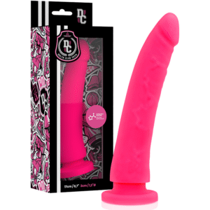 Toys Pink Dildo medicininis silikonas 17 cm, 3 cm skersmuo