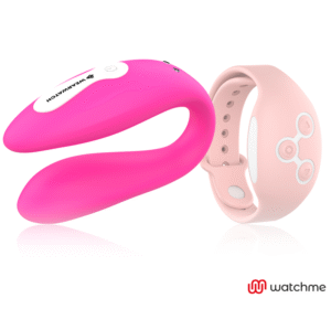 Watchme dvigubos technologijos vibratorius fuksija, rožinė