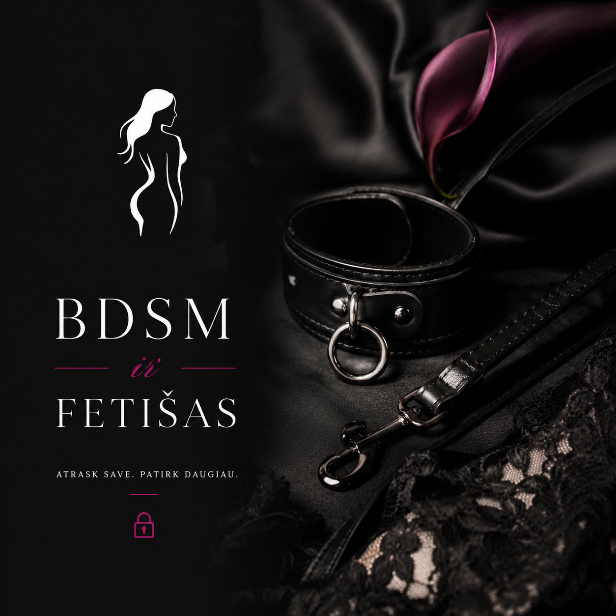 BDSM ir fetišo prekės poroms, žaidimams ir suvaržymui